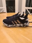 Adidas Kids Cloudfoam Pure Spw Sneakers   Black   Size 3 5   New In Box