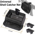 Universal Shell Catcher Net With Picatinny Rail Mount Heat Resistant Mesh Brass