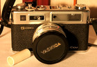 Yashica Electro 35 Gsn 35mm Rangefinder Film Camera W case   Battery Adapter