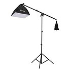Photography Umbrella Softbox Lighting Kit Studio 5 Light Bulb Backdrop Stand