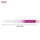6pcs Double-sided Glass Finger Nail Files Manicure Pedicure Fingernail File Usa