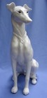 Kay Finch Whippet Italian Greyhound 14   White Dog Figurine