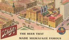 Breweriana   Beer Collectible 1940s Schlitz Brewing Company Beer Milwaukee Wi   
