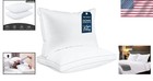 Gusseted White Comfort Pillow Set