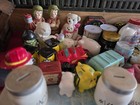 Mixed Lot Ceramic Piggy   Coin Banks  Animals And Character Designs