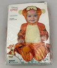 Disney Baby Tigger Costume Jumpsuit With Hood Infant Sz 6-12 Months