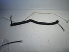 Nos White Black  Vintage Phone Handset Cords Curly Coil Lot Of Two
