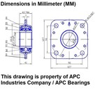 Upgraded Premium 1-1 4  Disc Harrow Bearing Unit St4914-162-114 Fd209k54-1-1 4rd