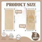 2 Pairs Ankle Protector Gel Sleeve Padded Skate Socks Hockey Figure Skating