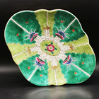 Chinese Qing Tongzhi Famille Rose Porcelain Cabbage     Pattern Large Plate 10 2in