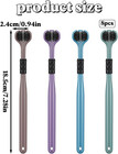 8-pcs 3-sided Soft Bristle Toothbrush Set Kids Adults Extra Soft Travel Size
