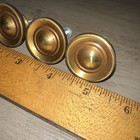 Lot Of 4 Vintage Round Drawer Pull Handles For Cabinet Bureau Cupboard Desk Etc 