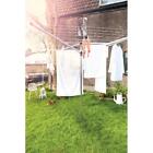 Rotary Umbrella Clothesline Topspinner Outdoor 164 Ft  Drying Space Ground Spike