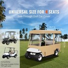 Uimoso 4 Passenger Driving Enclosure Golf Cart Cover Fits Ez Go Club Car  Yamaha