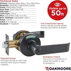 Commercial Door Handle Lock  Bathroom Locks For Home Doors Privacy Lock