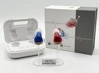 Cic Completely-in-canal Digital Rechargeable Hearing Aids Pair W  Case Brush