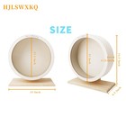 Best 13in Large Hamster Silent Exercise Wheel Wooden Chinchilla With Removable