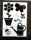 Show-offs Everyday Fun Decorative Stencils - Gardening - 1 Sheet
