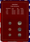 Coin Sets Of All Nations Zimbabwe 1980-1991 Unc  1 1980 50 Cents 1990
