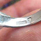 Rare Vintage Solids Platinum Snake Ring - High End  