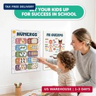 Excool Club 16 Spanish Classroom Posters For Elementary - Colorful Bilingual Edu