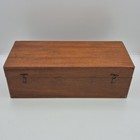 Antique 19th Century Brass Compound Microscope 1 Lens With Wooden Box