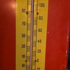 Donasco Advertising Thermometer Red   Yellow Arrow  Marked  donasco 10-s 
