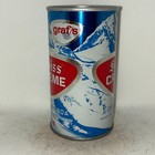 Graf s Swiss Creme Soda Can  Metallic Version  Bottom Opened