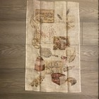 Vintage 100  Linen Kaydee Kitchen Dish Tea Towel peace   Plenty Bread Baking ec