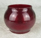 At sf Ry Railroad Glass Globe Ruby Red Atchison Topeka Santa Fe Train Lantern Nx