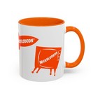 90s Nickelodeon Vintage Style Custom Logo Orange Mug Key Planet Tv 90s Nicktoons