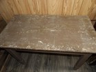 Vintage Antique Wooden Primitive Table Farm Country Kitchen Table 47  X 25  X 30