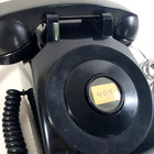 Vtg Itt Rotary Dial Telephone Black Model 500 Series Phone 1960s Retro Untested