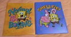 Spongebob Squarepants 3-prong Poly Folders W pockets Set Of 2 11 6 In X 9 5 In  