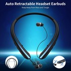 Bluetooth Neckband Headset Wireless Headphone Mic Earphone Stereo Earbud Speaker