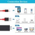 1080p For Iphone To Hdmi Adapter Cable Phone To Tv Plug And Play Converter Lot