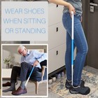 35 5 Inch Long Handled Shoe Horn  Dressing Stick  Sock Remover Aid Helper -    