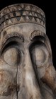 Large African Dan guru Folk Art Wood Carved Face Mask Wall Sculpture 34  Rustic 