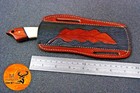 Custom Hand Made Pure Cow Leather Sheath For Fixed Blade   Folding Knife 1791