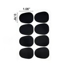 40pcs Alto Tenor Saxophone Mouthpiece Cushions Clarinet Patches Adhesive Black