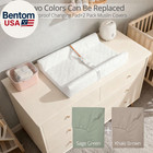 Muslin Baby Changing Pad  2 Pack Muslin Soft Cotton Covers   Waterproof Lining F