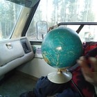 Vintage Rand Mcnally World Portrait Globe