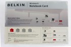 Belkin Wireless G Notebook Card New Sealed
