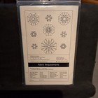 Stars 30x42 Quilt Directions Quilting Paper Foundation Piecing Pattern New 1996