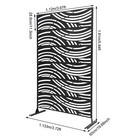 Garden Decoration Black Metal Privacy Screen Arc Type Room Steel Divider Screen