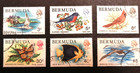Bermuda - 1978 Bermuda Wildlife  Partial Set Of 6 Used Stamps   Free Shipping 
