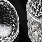 Glass Candy Storage Box Clear Sugar Dish With Lid Crystal Covered Bowl