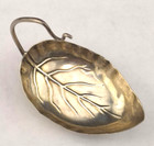 Antique Webster American Sterling Silver Figural Leaf Tea Infuser Holder Stand