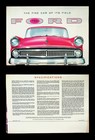 Collection Of 9 Ford chevy corvair Automobile Brochures From 1956-1968