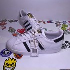 New Adidas Superstar White Black Gold Sneaker Shoe Retro Og Eg4958 Mens Size 10